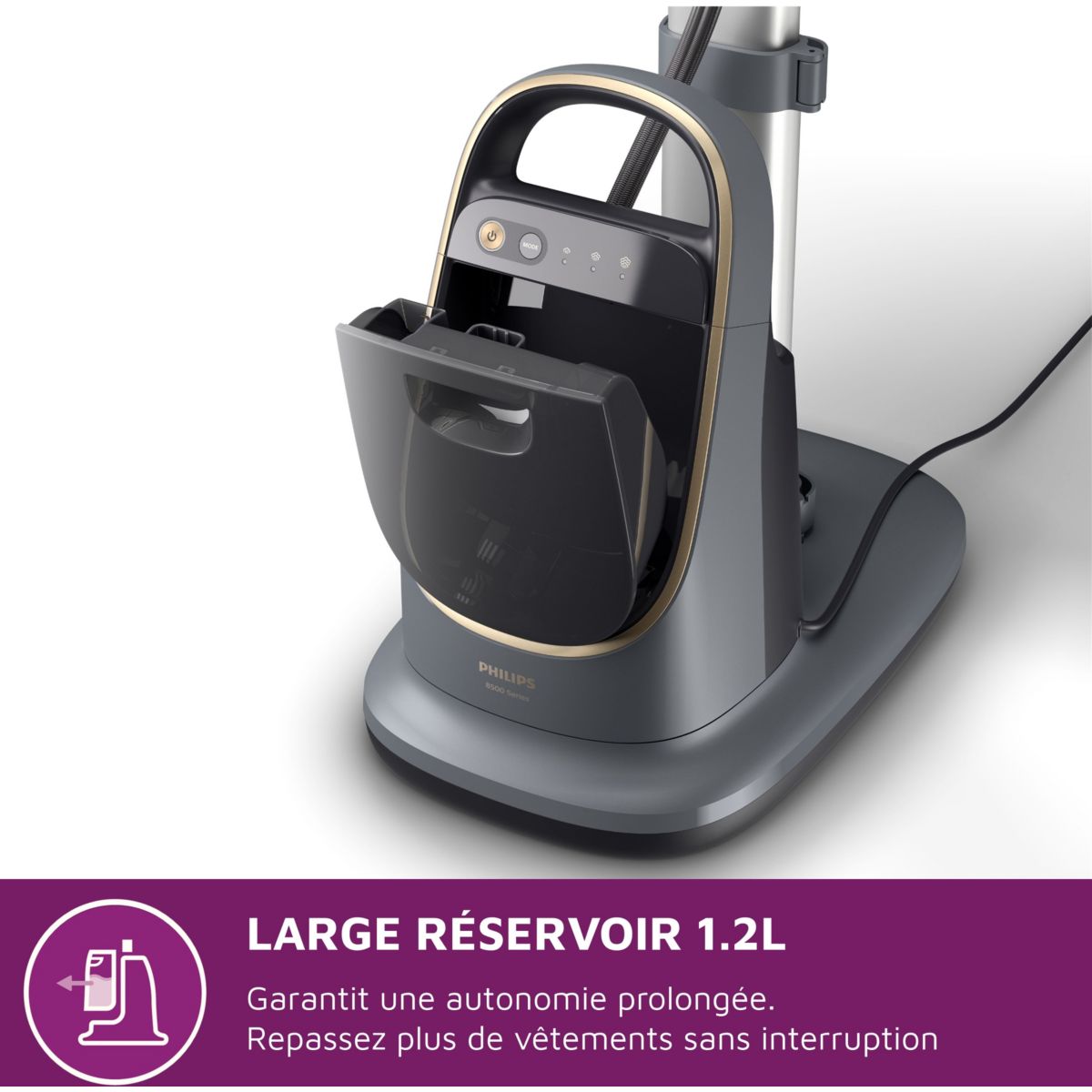 Défroisseur vapeur AIS8540/80 défroisseur All-in-one couleur unique, PHILIPS