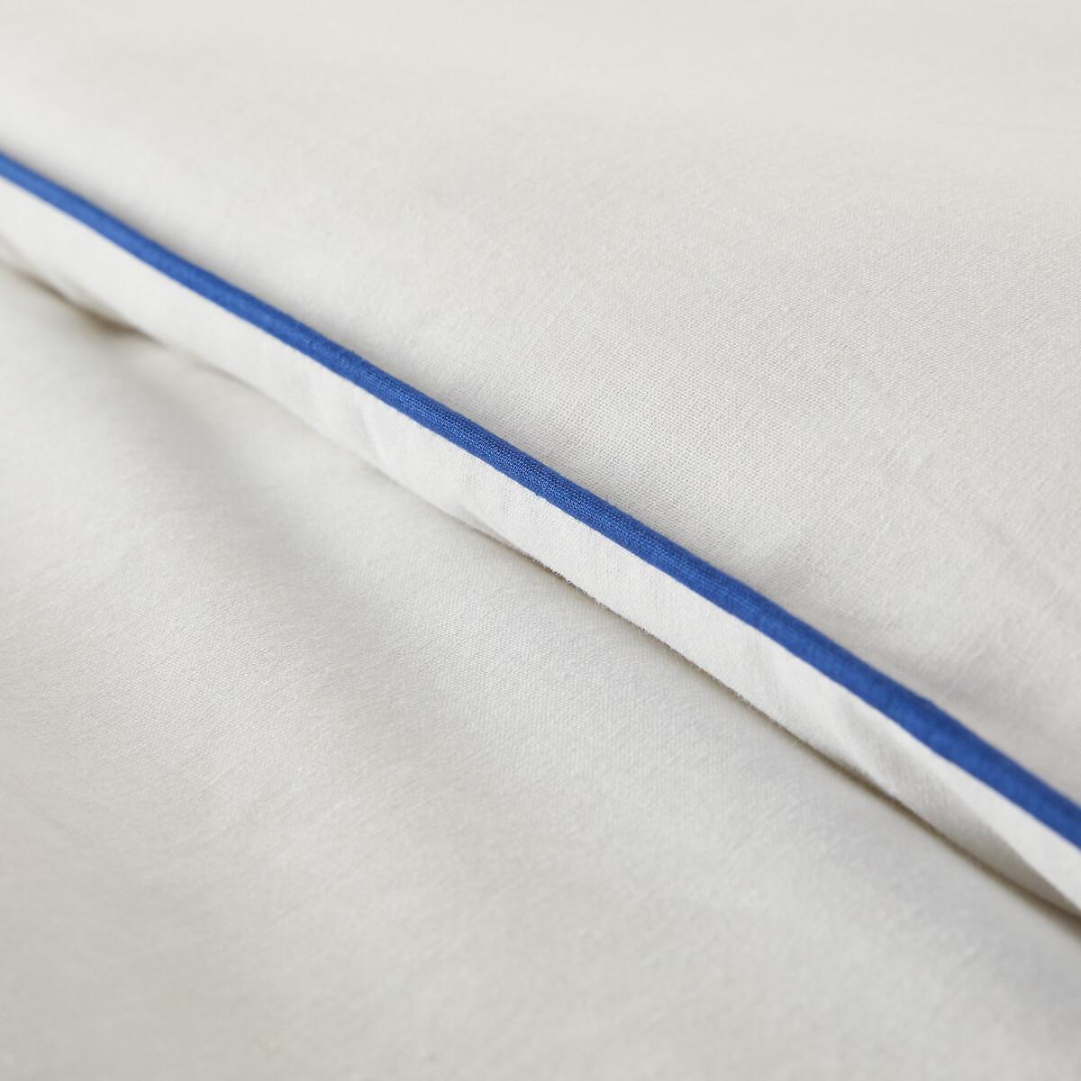 Housse de couette unie en coton, MACHA blanc, LA REDOUTE INTERIEURS