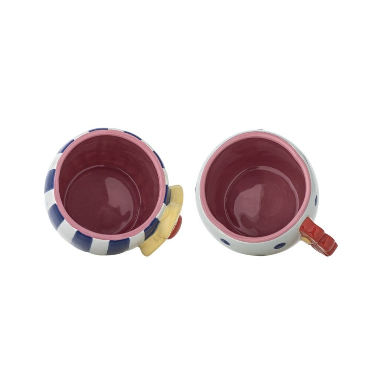 Set de 2 tasses fleurs rayures pois Haisy multicolore, BLOOMINGVILLE