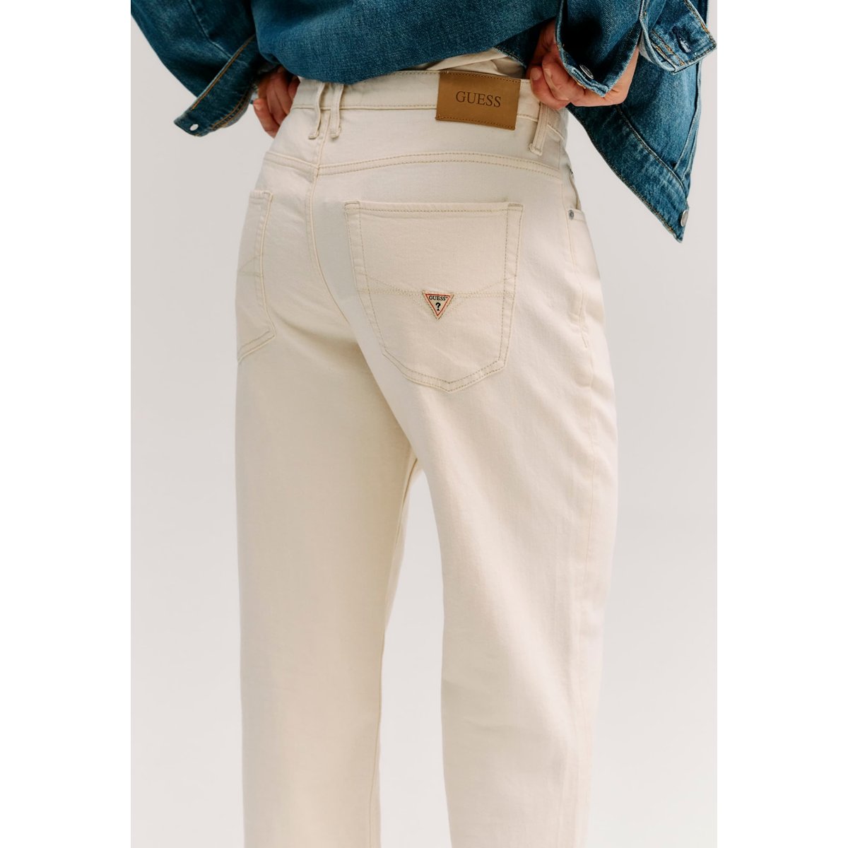 Jeans Owen Relaxed crème, GUESS
