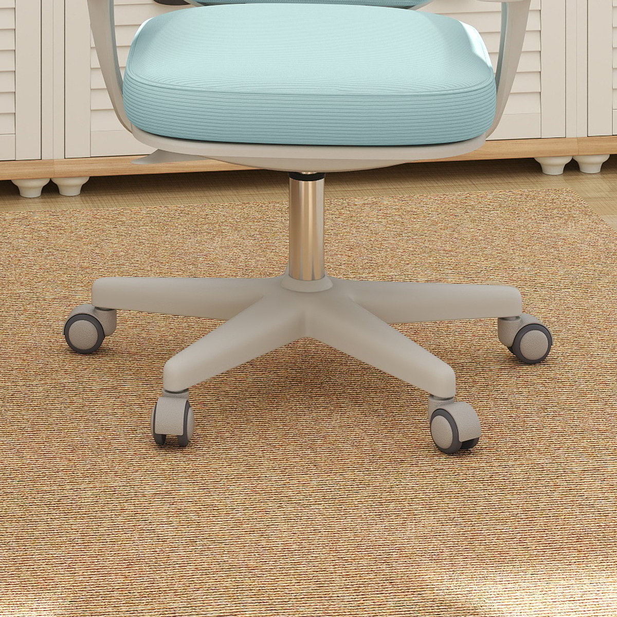Chaise de bureau Tissu en maille (100% vert, HOMCOM