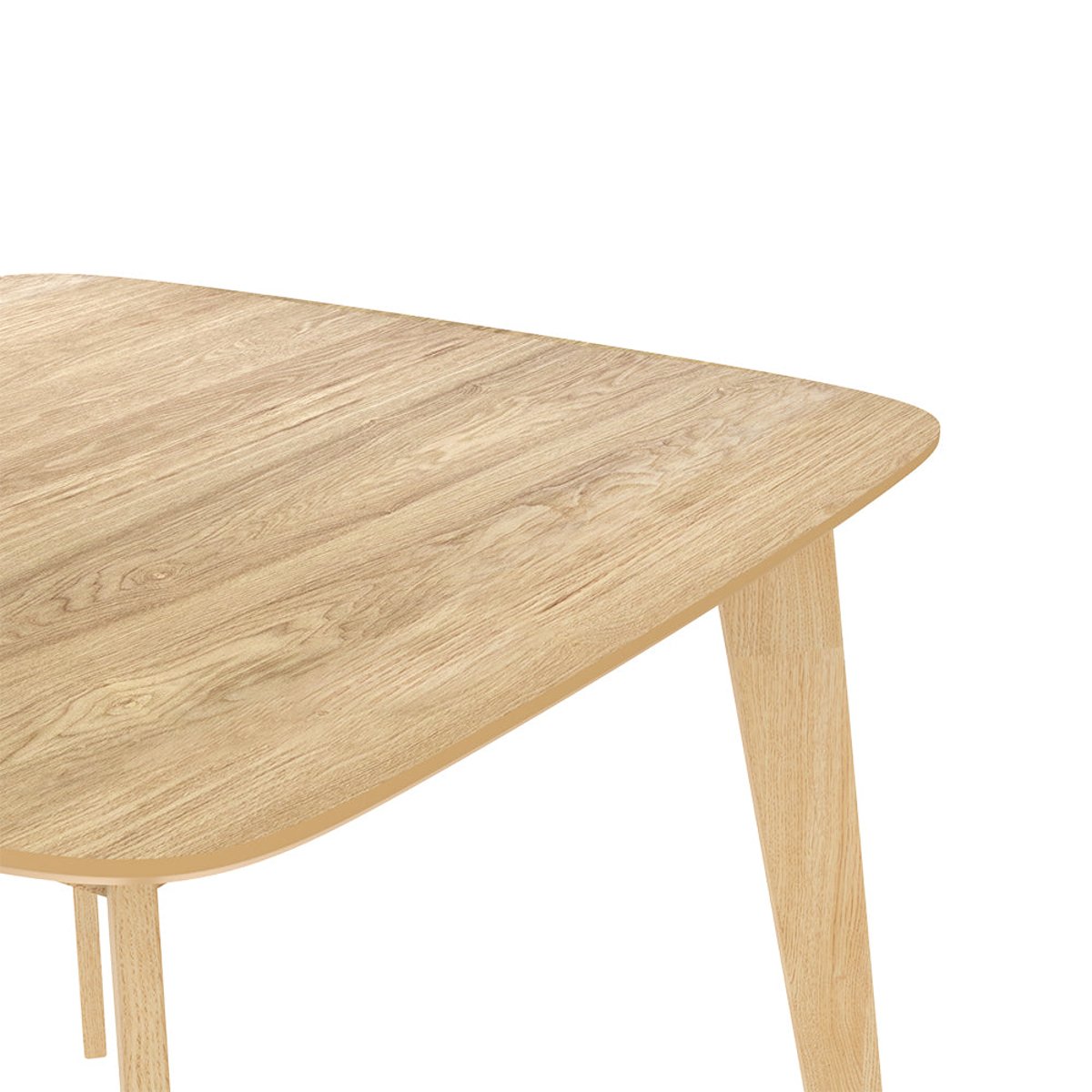 Table carrée en bois - JULIO bois clair, MAISON PAVANE
