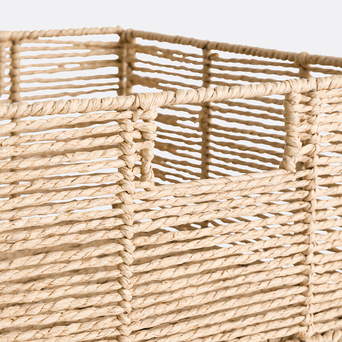 Lahjar Woven Paper Folding Storage Cube natural, LA REDOUTE INTERIEURS