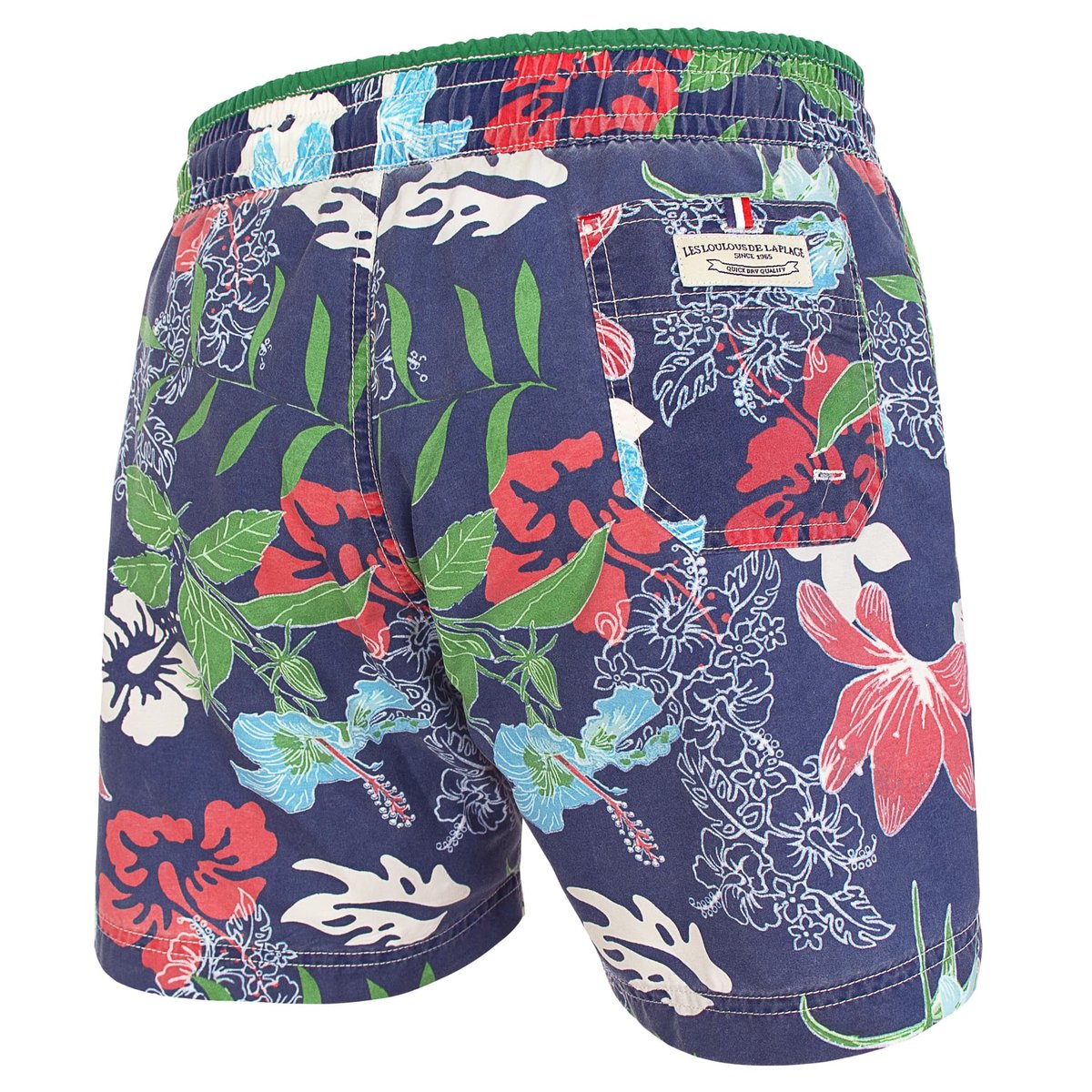 Short de bain NEWJIM 9936 Tropical bleu, LES LOULOUS DE LA PLAGE