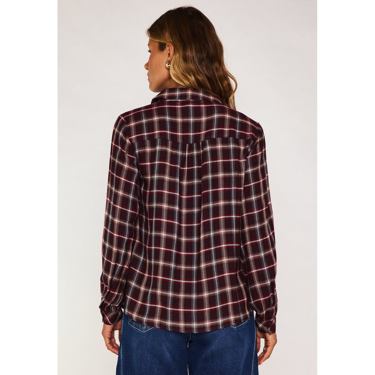 Chemise à carreaux BABYLON bordeaux, Maison 123