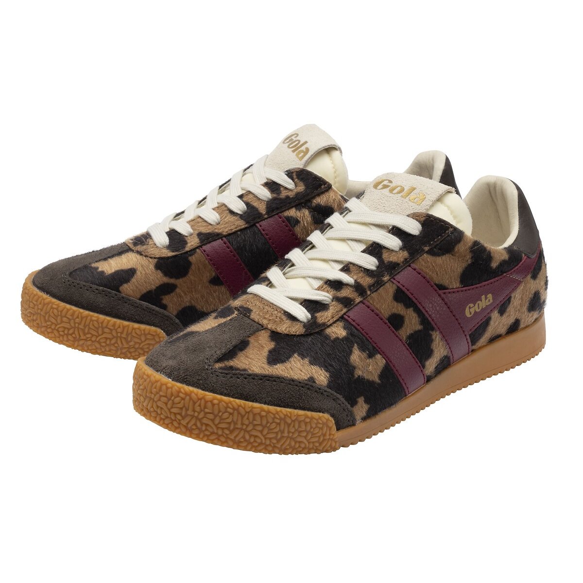 Baskets ELAN SAVANNA imprimé marron, GOLA