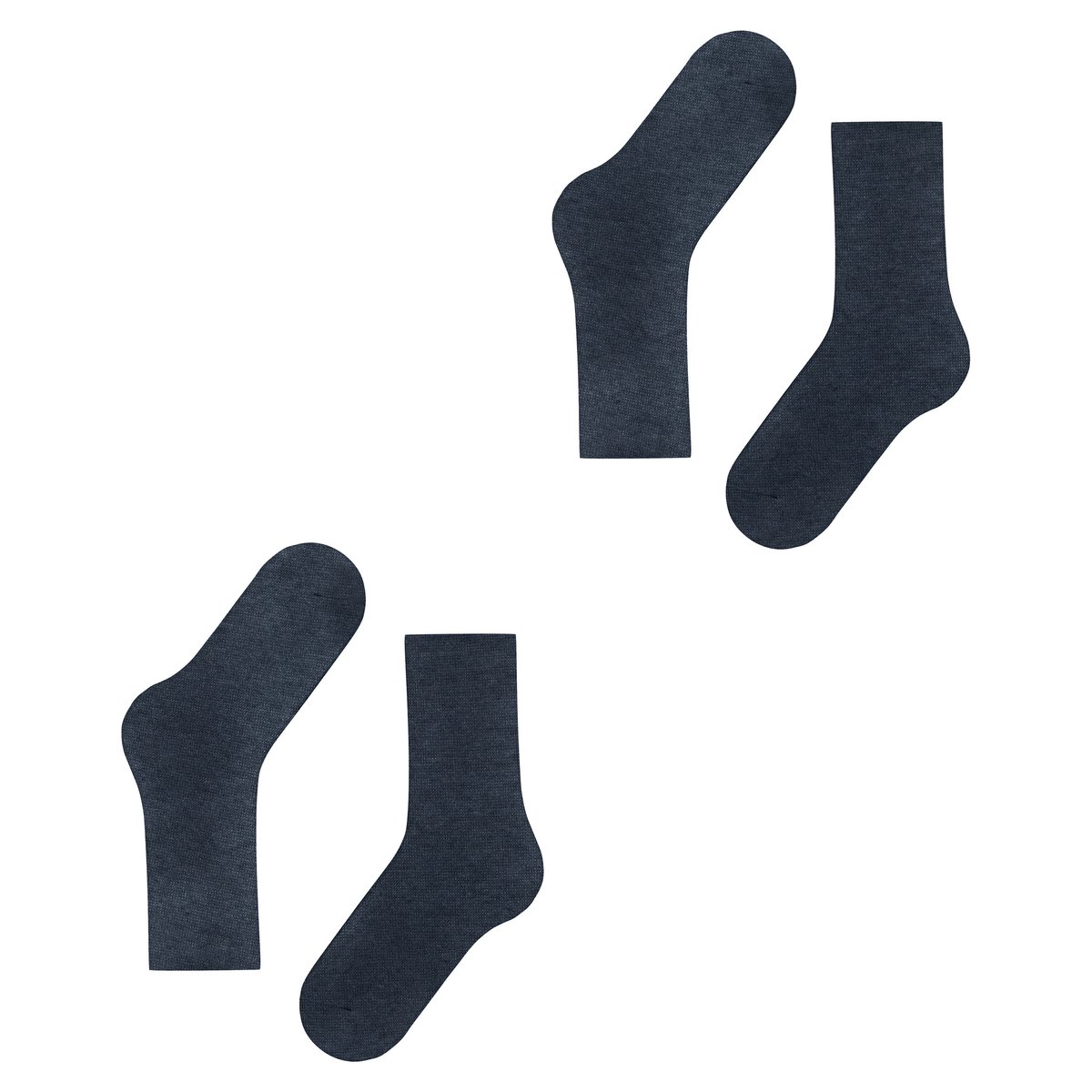 Chaussettes Cloud 2-Pack Opaque navy bleu melange, ESPRIT