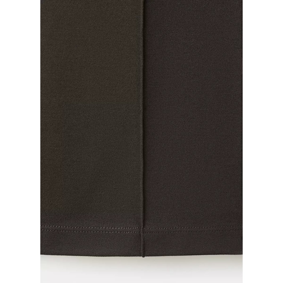 Pantalon droit détail coutures marron, MANGO
