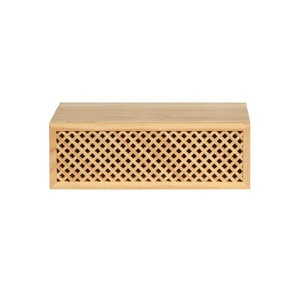 Table de chevet en pin massif verni IFACH bois clair, NAAN FURNITURE