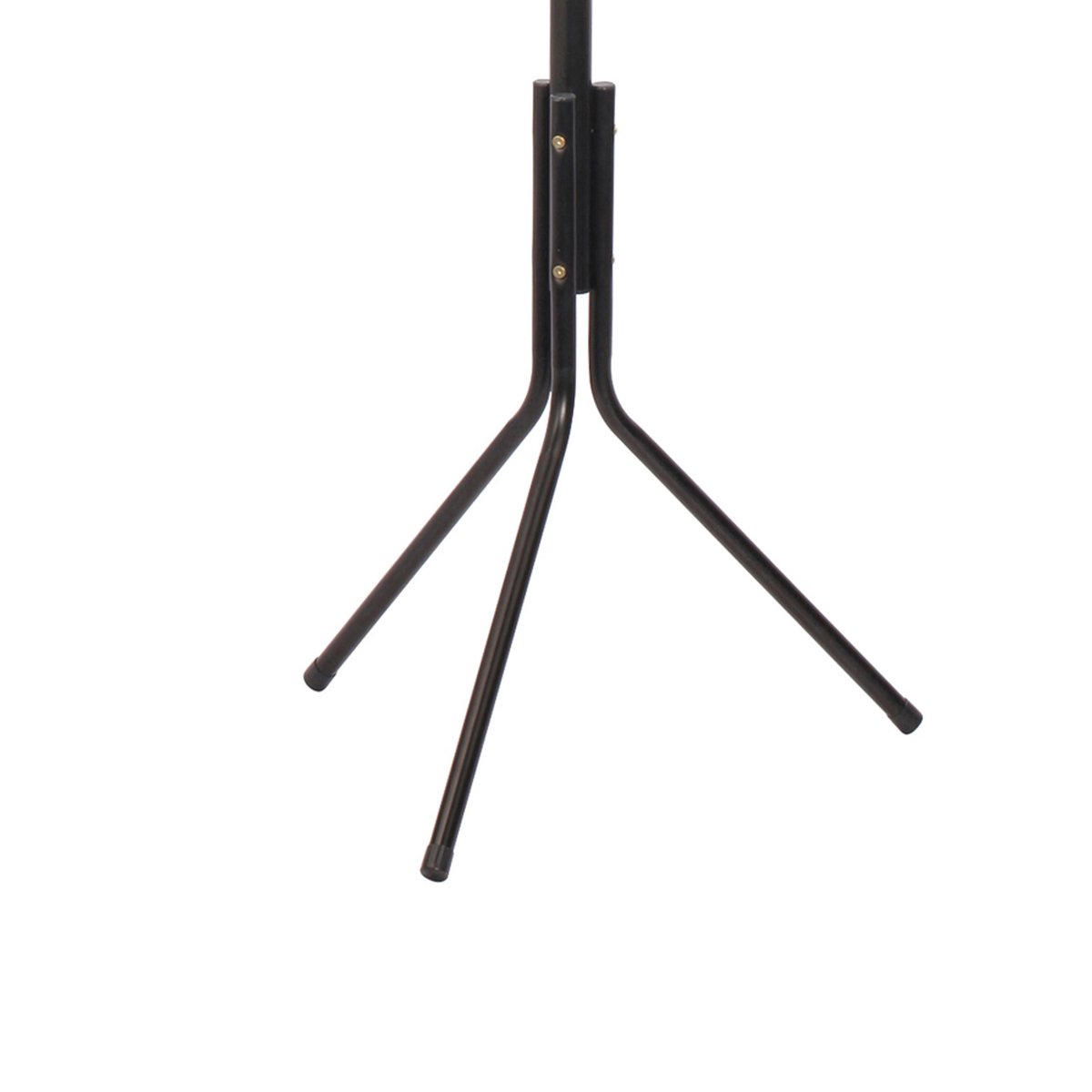 Portemanteau sur pied métal noir 8 accroches 48x48x170cm noir, WADIGA