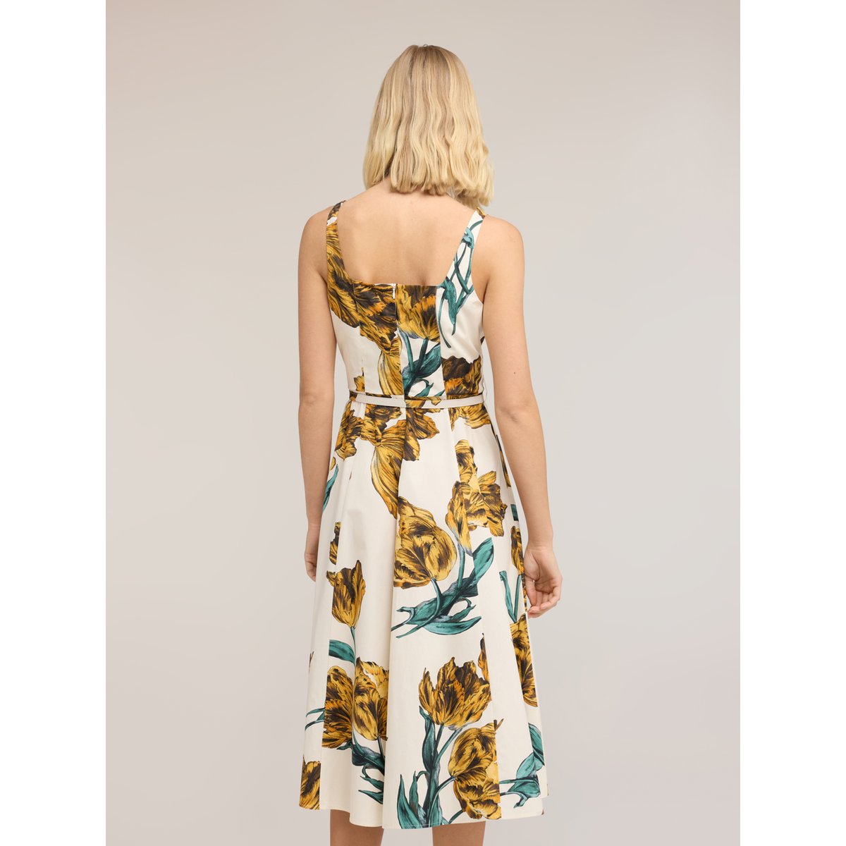 Robe ligne A avec imprimé blanc, MOTIVI
