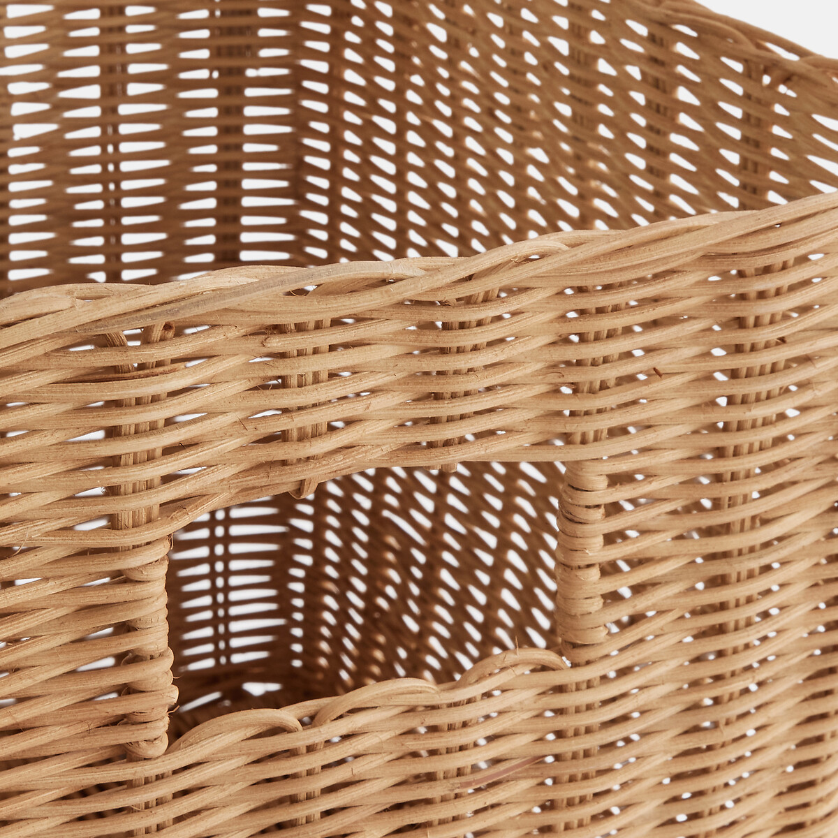 Cesta cubo de almacenaje, en ratán, NEIRA natural, LA REDOUTE INTERIEURS