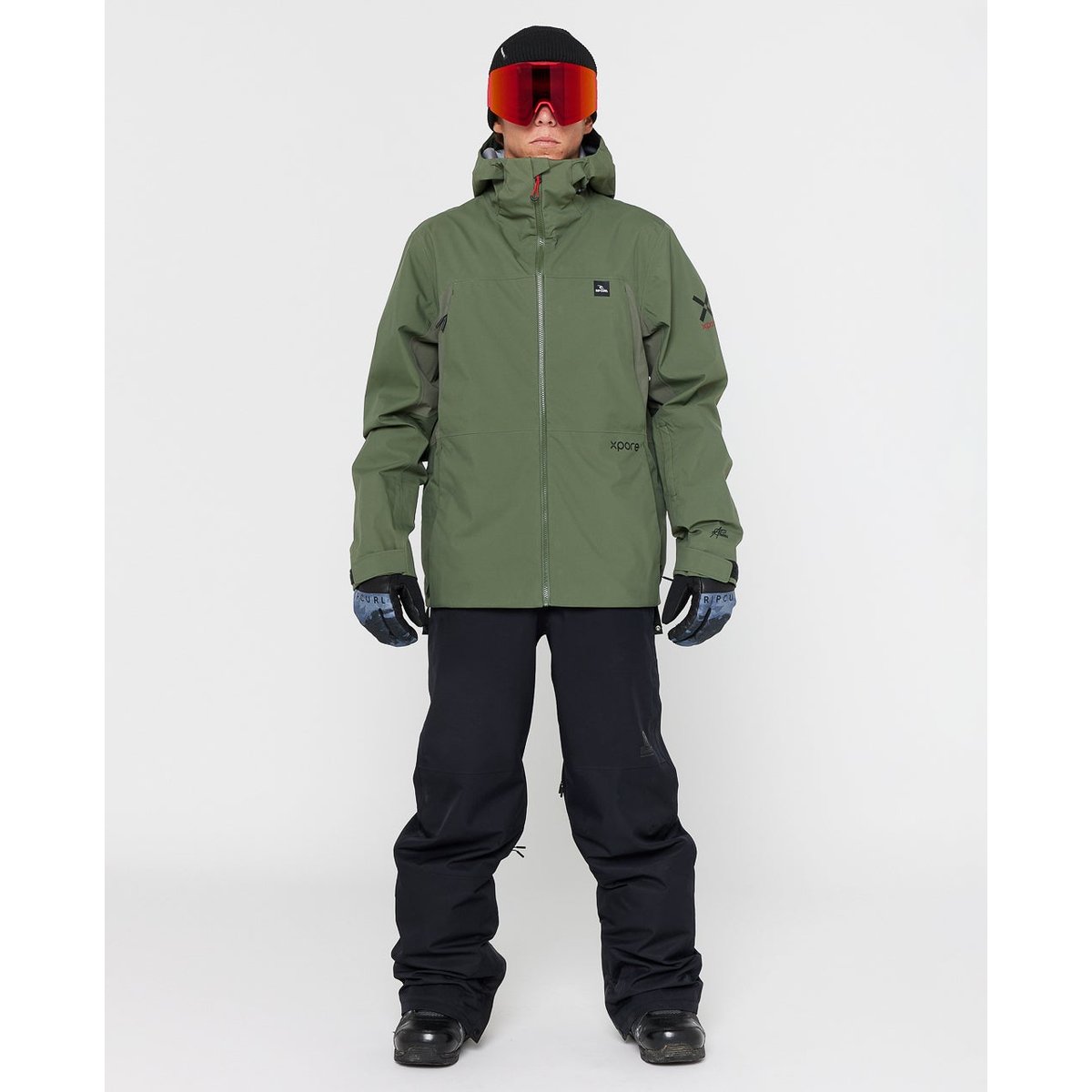 Veste de ski ANTI-SERIES cactus profond, RIP CURL