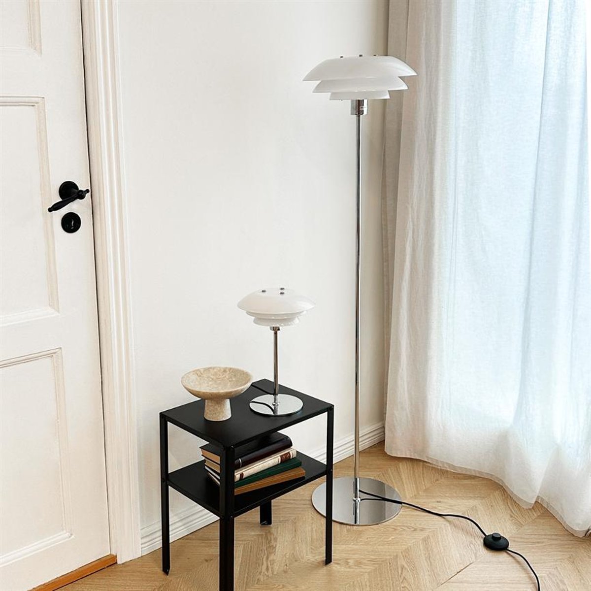 Lampadaire DL31 opale, DYBERG LARSEN