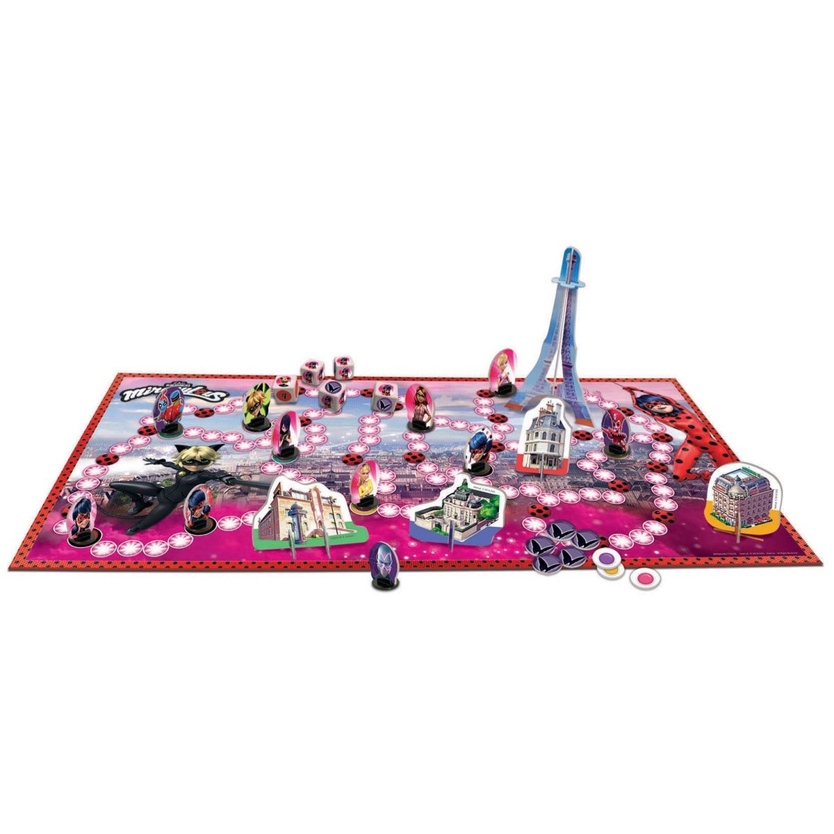 Jeu Miraculous Ladybug : A La Poursuite De Papillon couleur unique, EDUCA