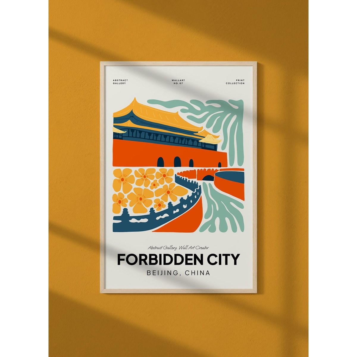 Affiche Chine Cité Interdite blanc, L'AFFICHERIE