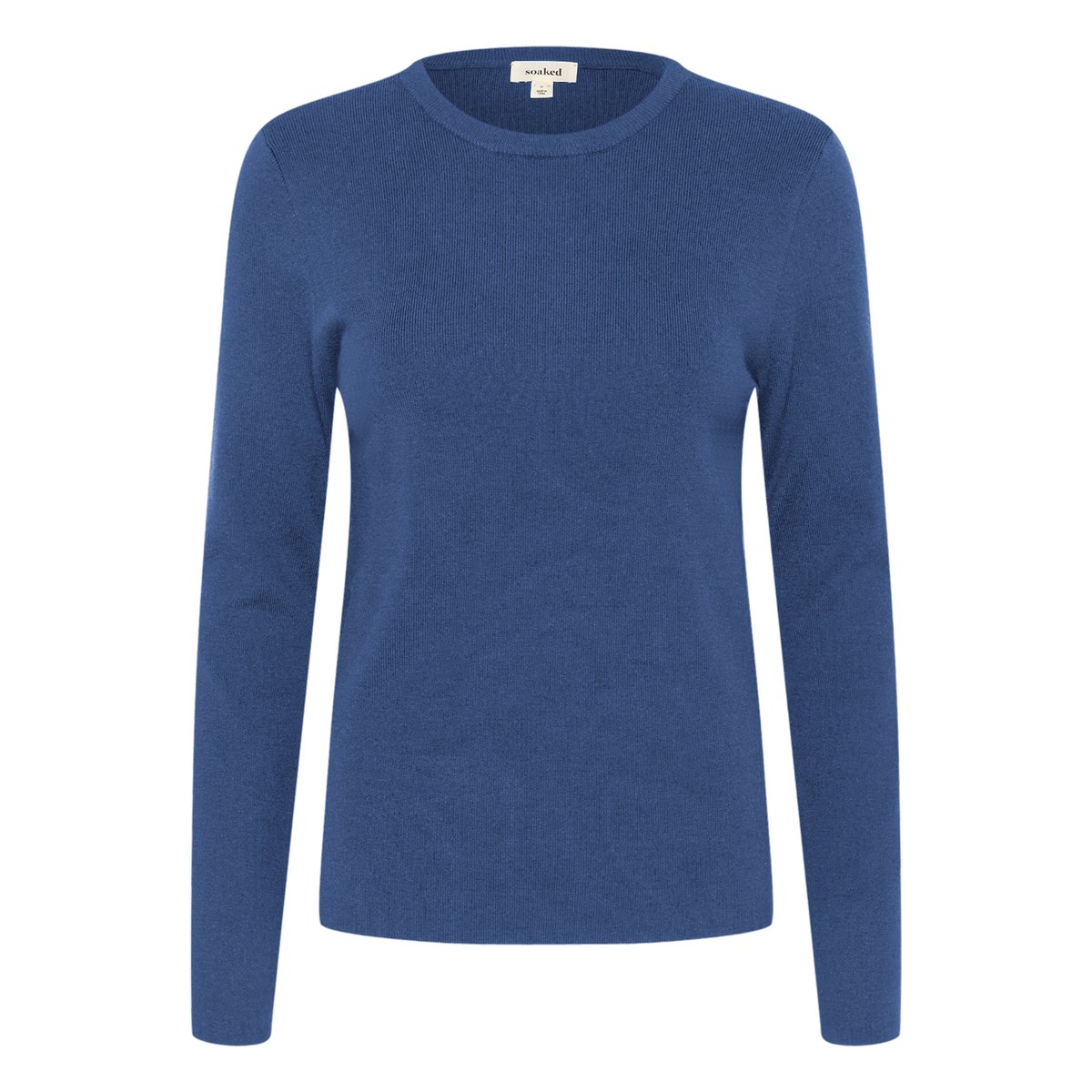 Knitted pullover bleu ensign blue, SOAKED IN LUXURY