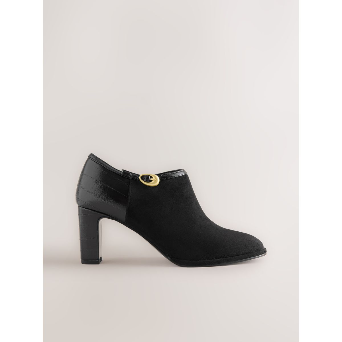 Bottines forever comfort® à bout rond noir, NEXT