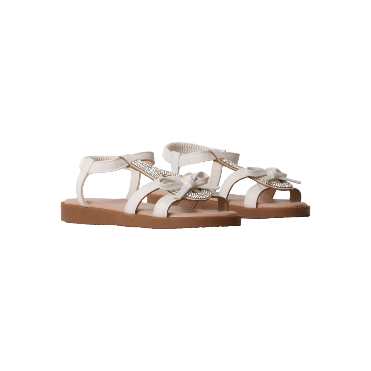 Sandales à Elastique blanc, ENZA NUCCI