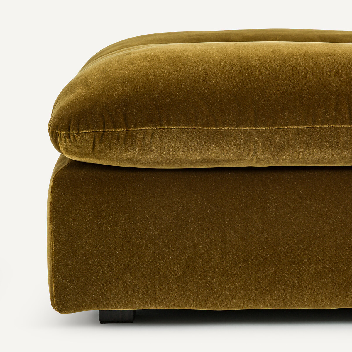 Repose-pieds modulable en velours, GIULIANO bronze, AM.PM