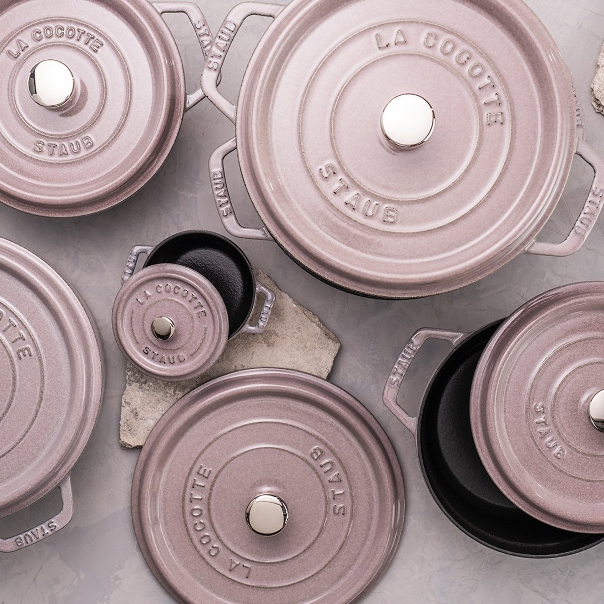 Cocotte, Rond(e), Fleur de Cerisier, Fonte fleur de cerisier, STAUB
