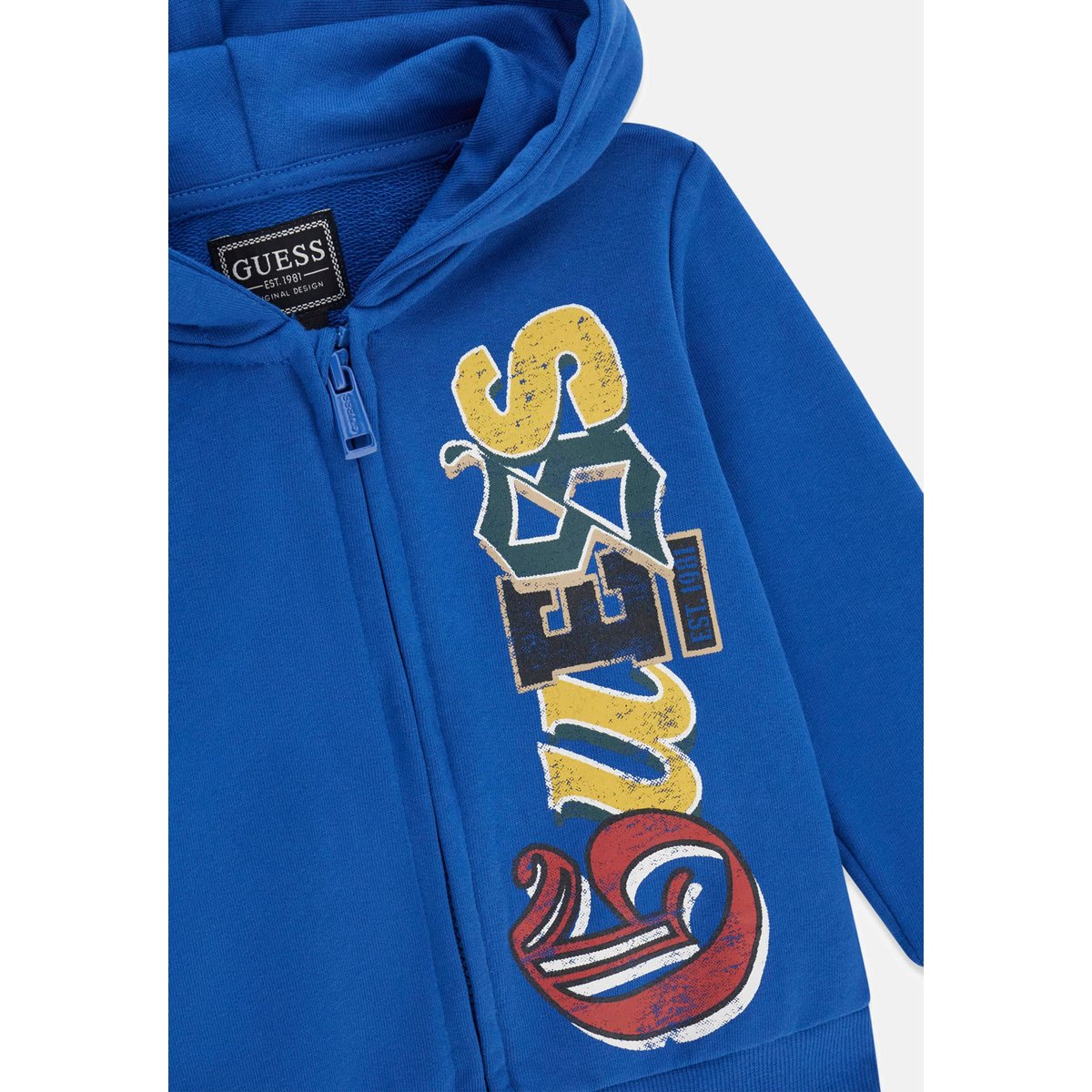 Sweat À Capuche Avec Logo blau multi, GUESS KIDS
