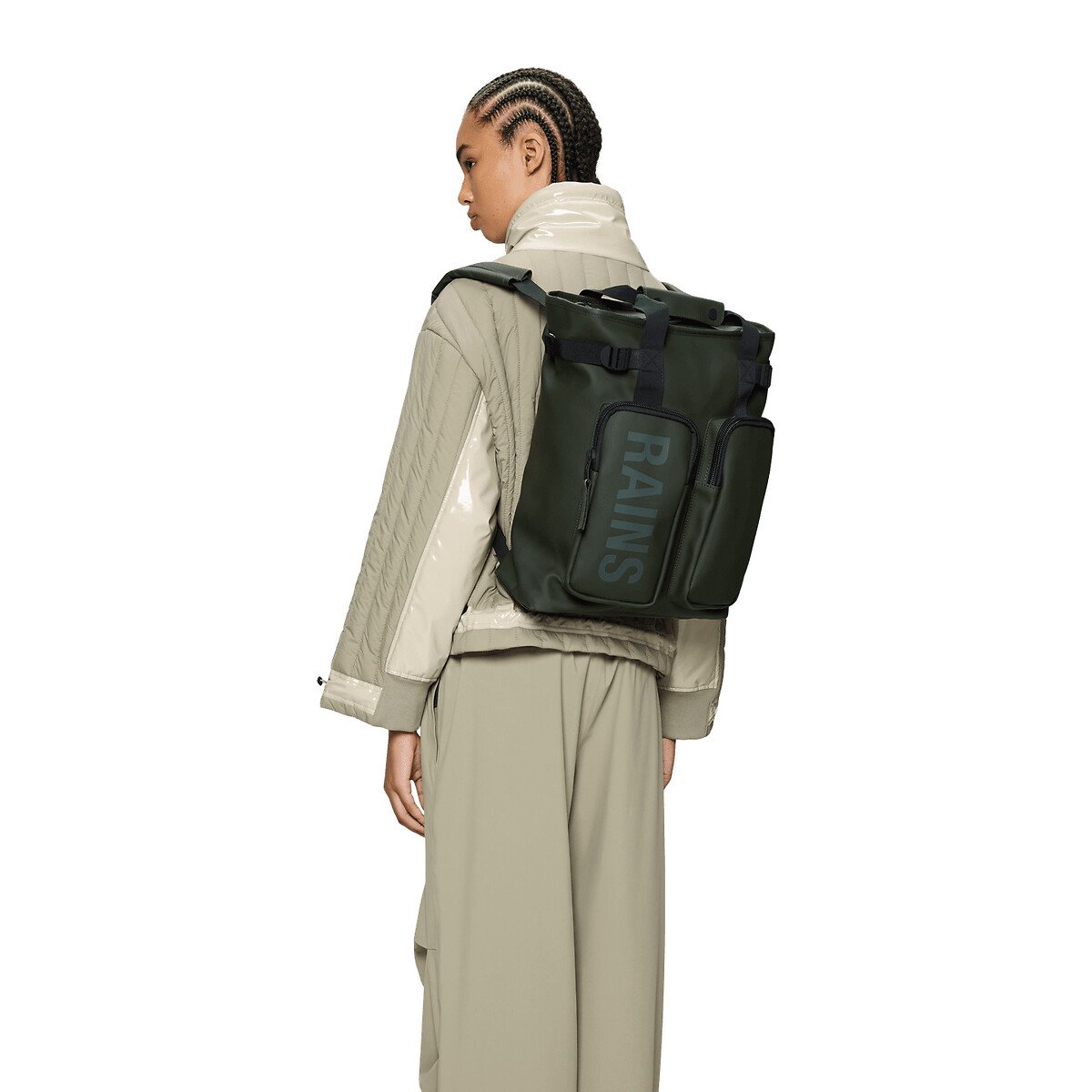 Mochila impermeable unisex, TEXEL TOTE caqui, RAINS