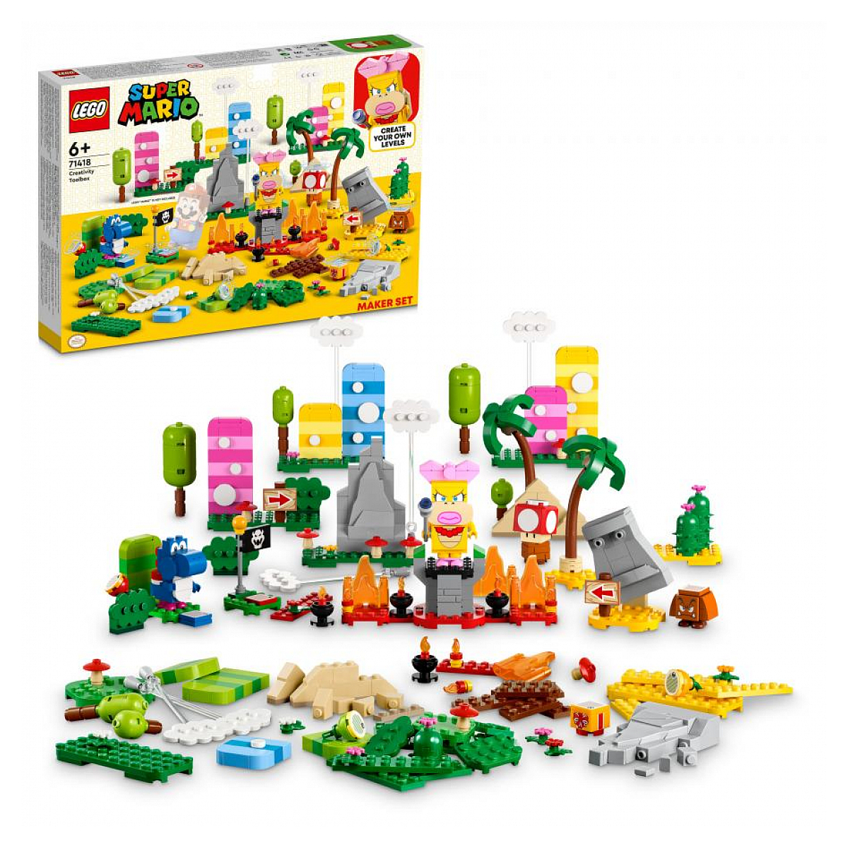 71418 La boîte doutils créative ® Super Mario couleur unique, LEGO