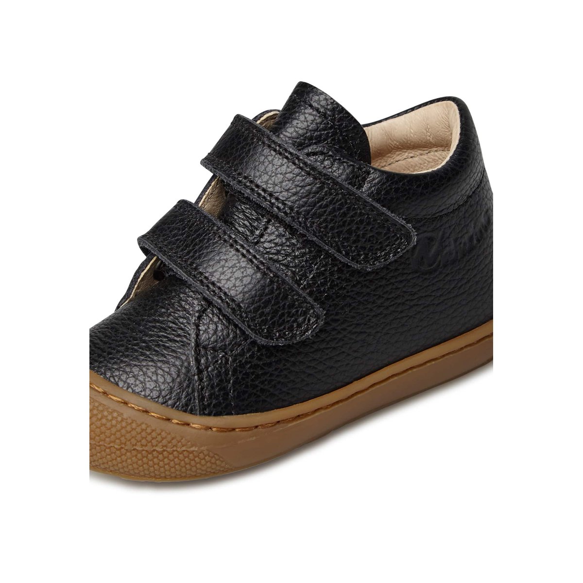 Chaussures premiers pas en cuir COCOON VL noir, NATURINO