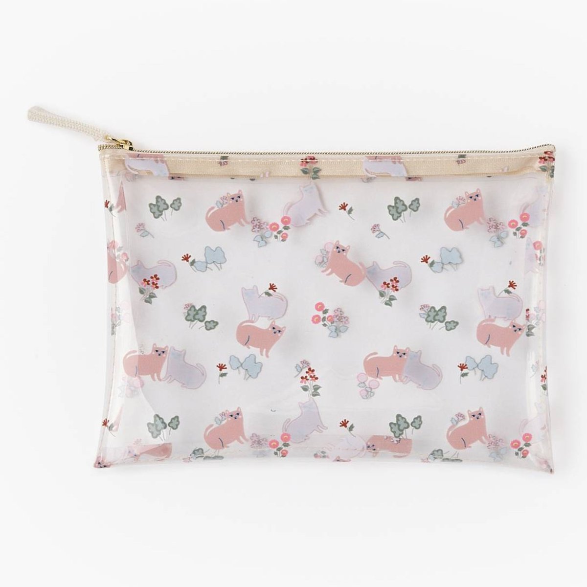 Trousse A5 plate ecru, MONOPRIX