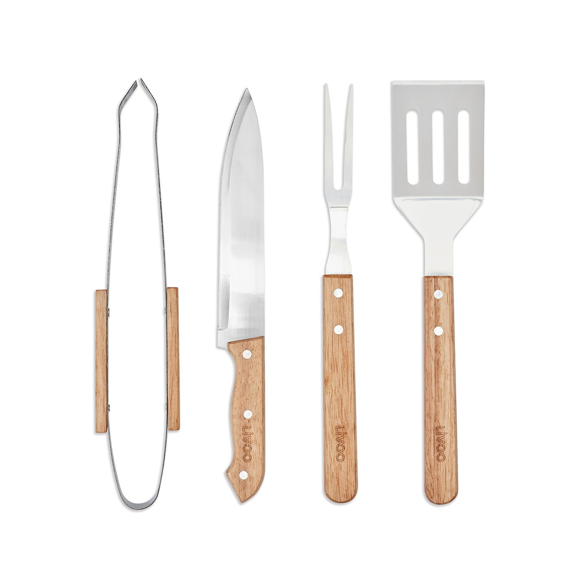 Set de 4 accessoires pour barbecue couleur unique, LIVOO