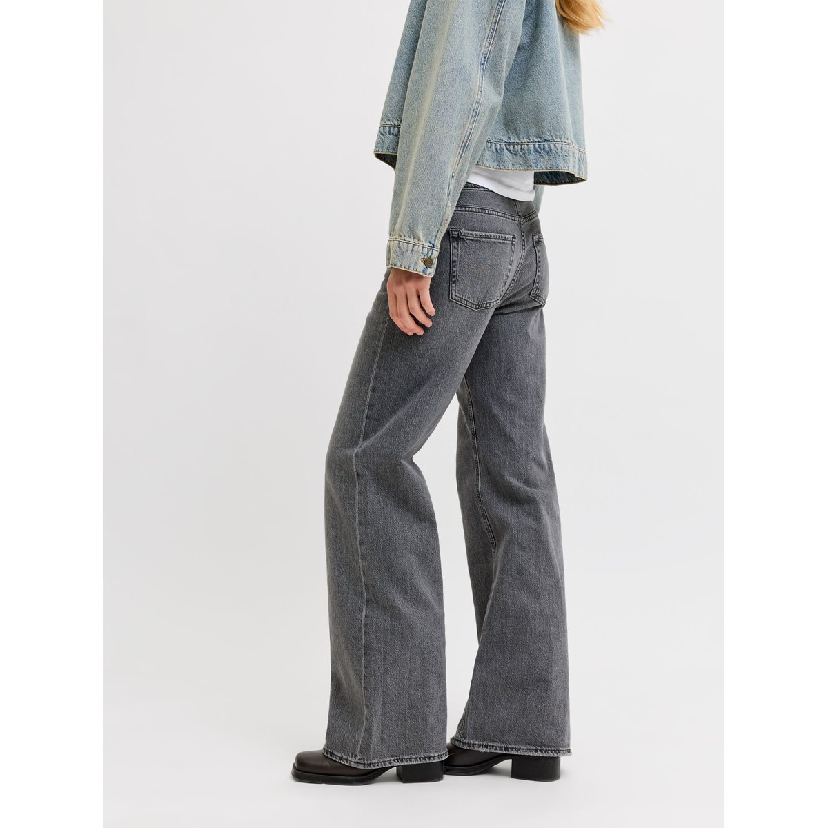 Jean Coupe Évasée grey denim, JJXX