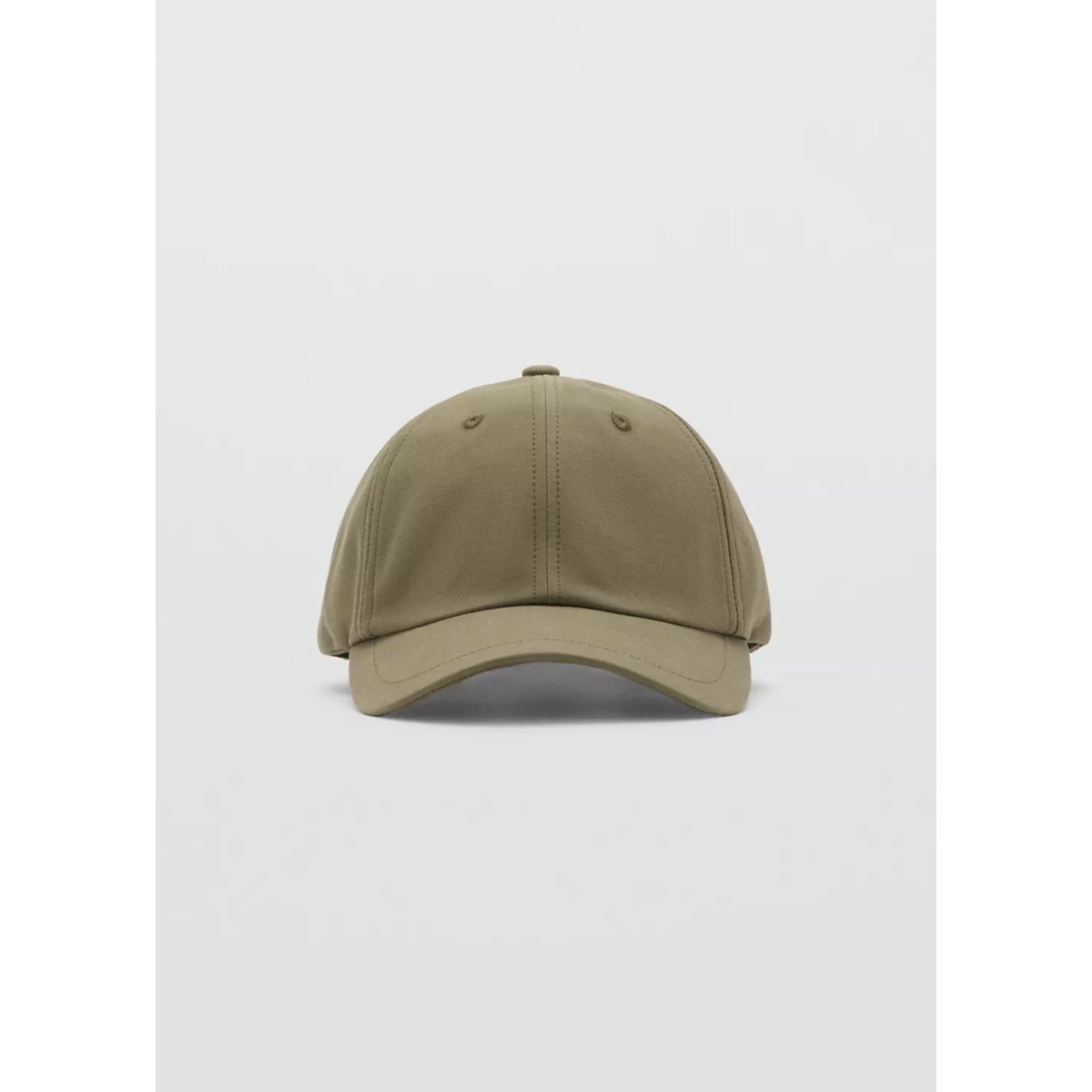 Casquette unie en coton kaki, MANGO MAN