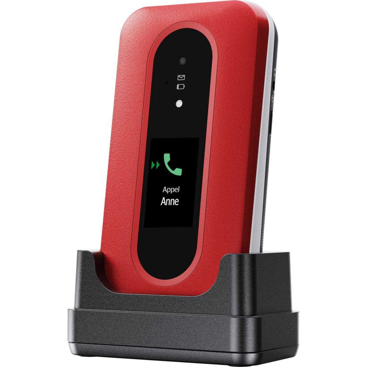 Téléphone portable Leva L30 Rouge/Blanc couleur unique, DORO