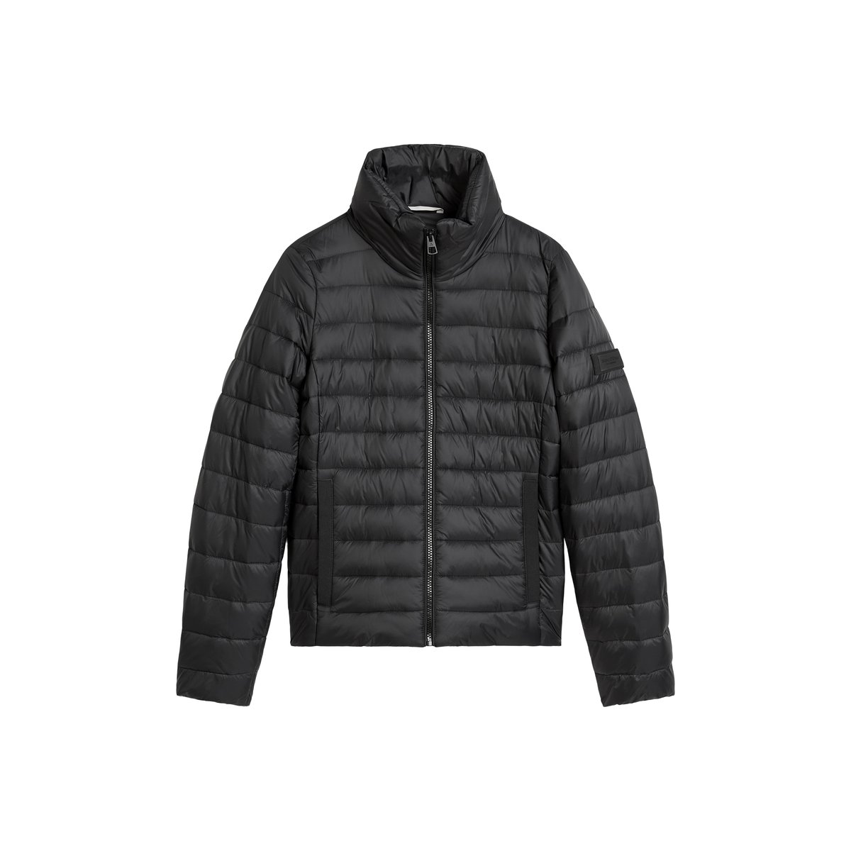 Veste matelassée légère fitted avec des matériaux recyclés noir, MARC O'POLO