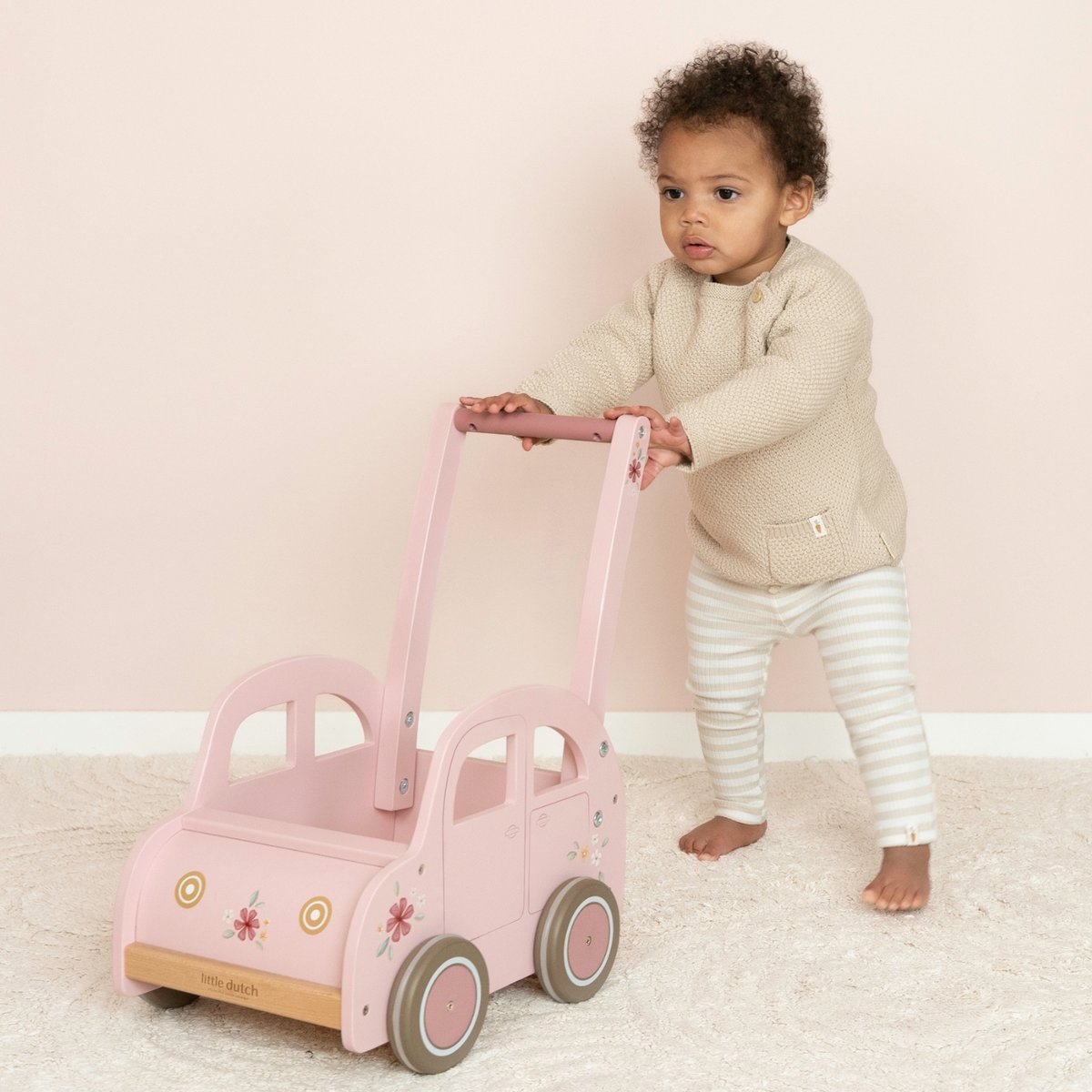 Chariot de marche rose, LITTLE DUTCH