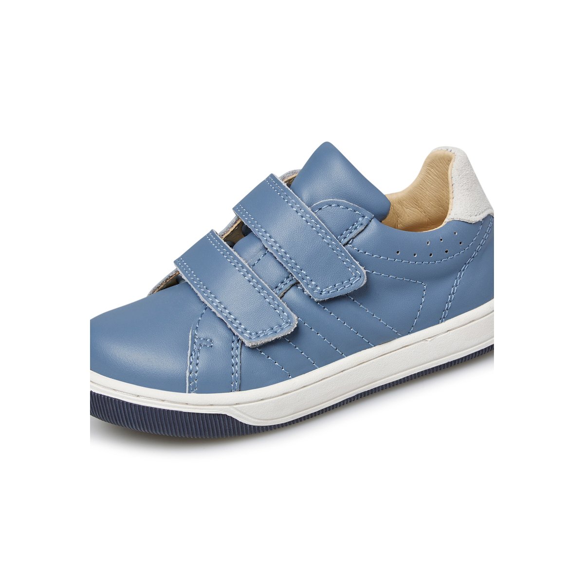 Chaussures en cuir et suède NUME VL. bleu, NATURINO