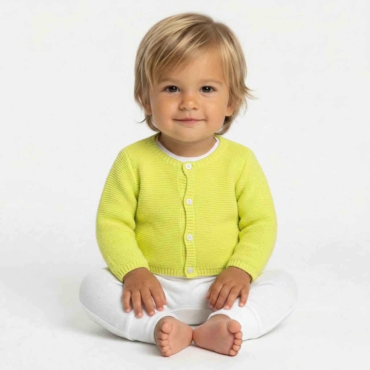 Cardigan bébé - Très bon état jaune, JACADI