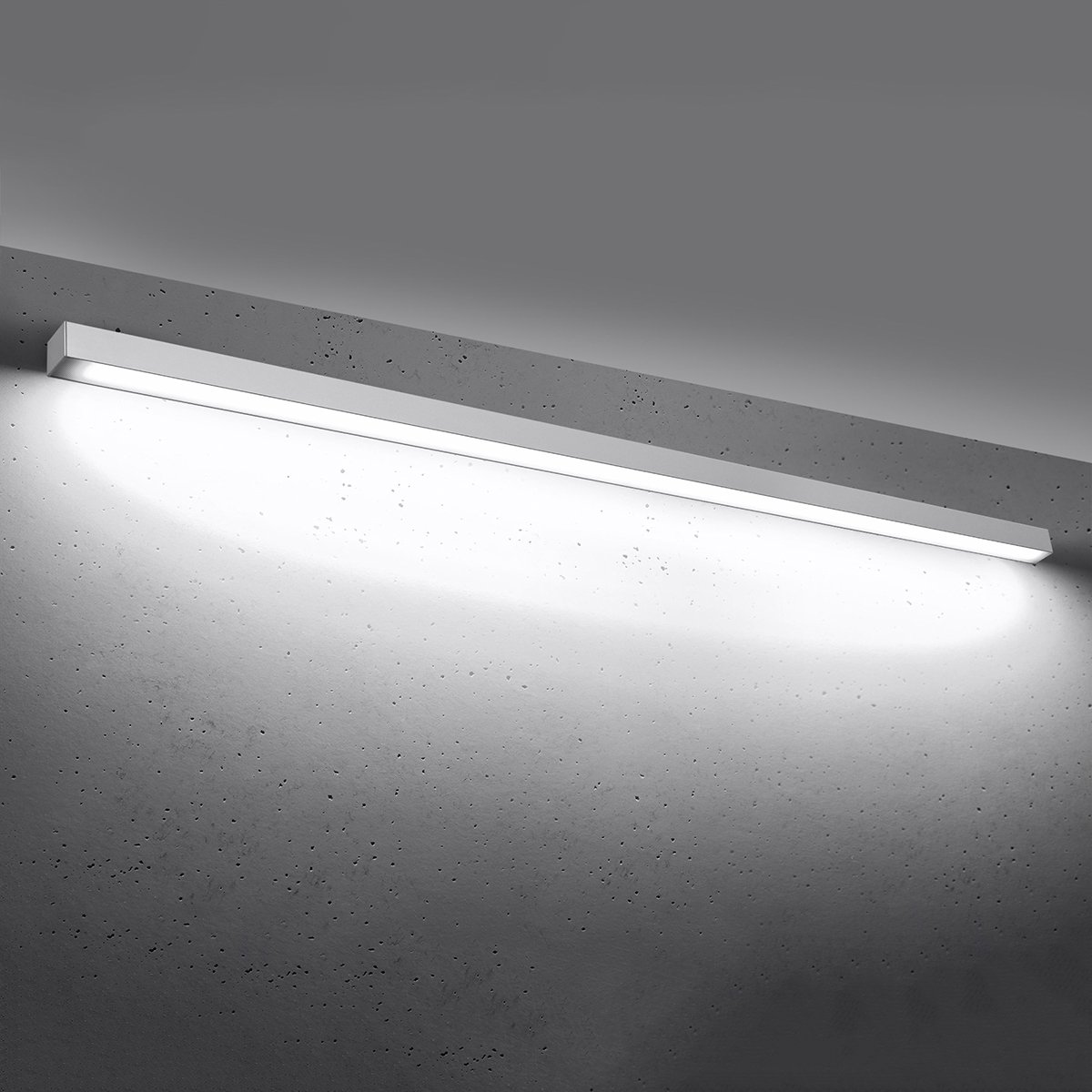 Applique murale Aluminium Blanc LED 1 Pinne blanc, EDEN
