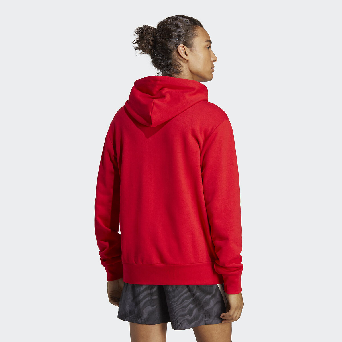 Sweat à capuche en molleton Essentials rouge, ADIDAS SPORTSWEAR
