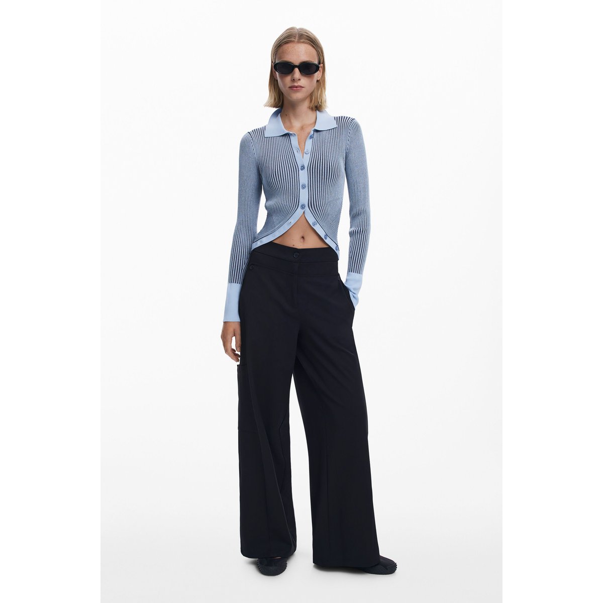 Pantalon tailos Balloon noir, DESIGUAL