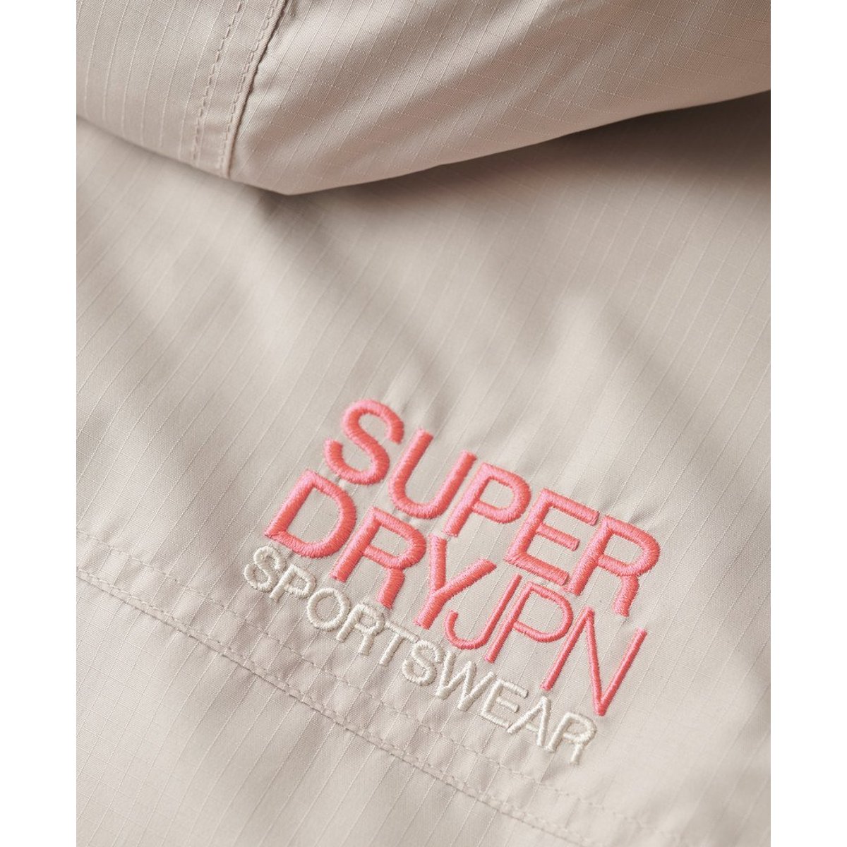 Veste à capuche brodée SD Windbreaker gris château, SUPERDRY