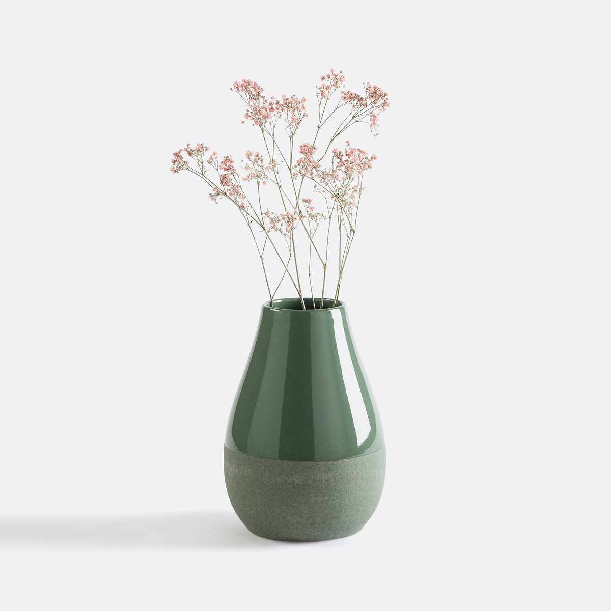 Vase en céramique H19 cm, Pastela vert, LA REDOUTE INTERIEURS