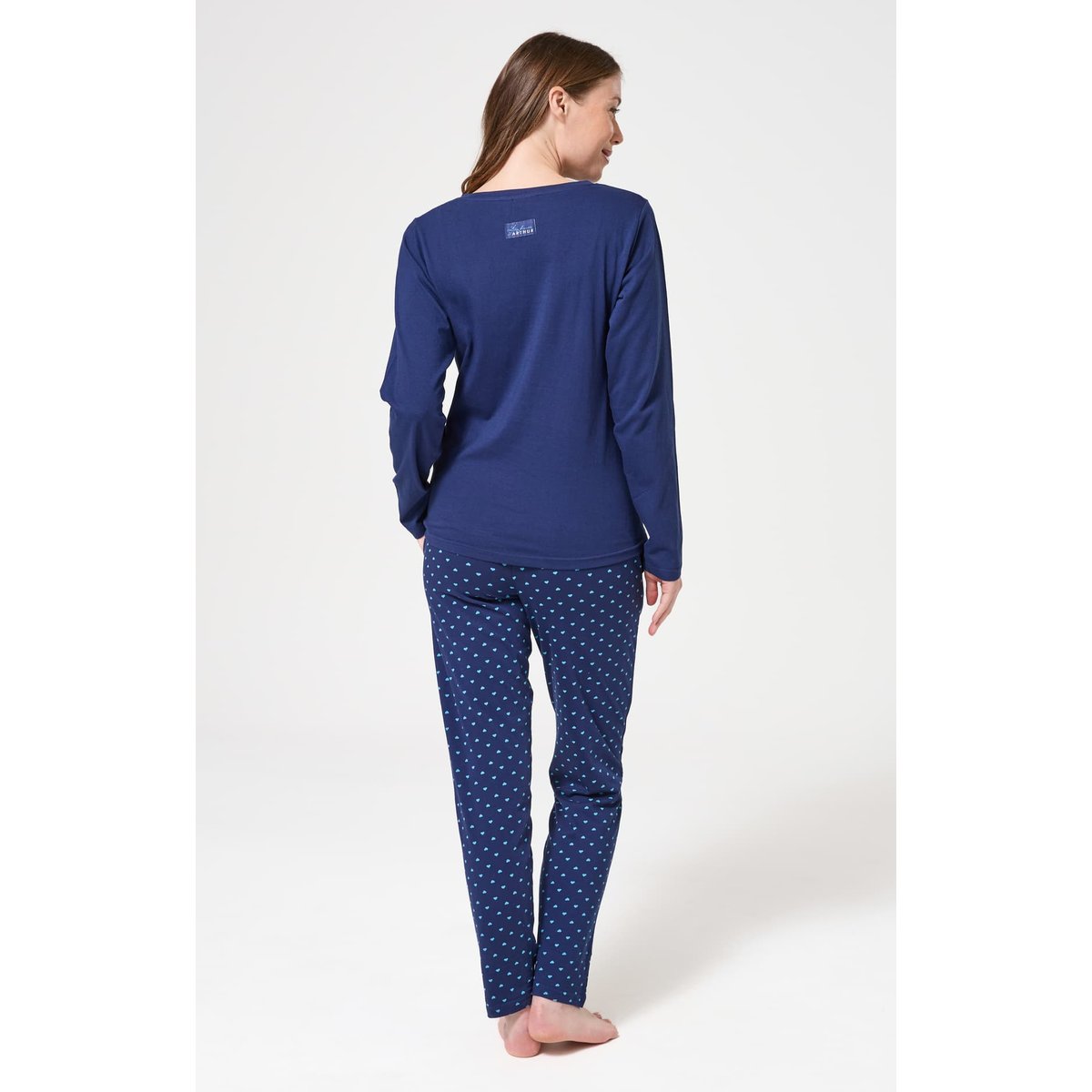 Pyjama en coton, manches longues, Tradi marine, ARTHUR