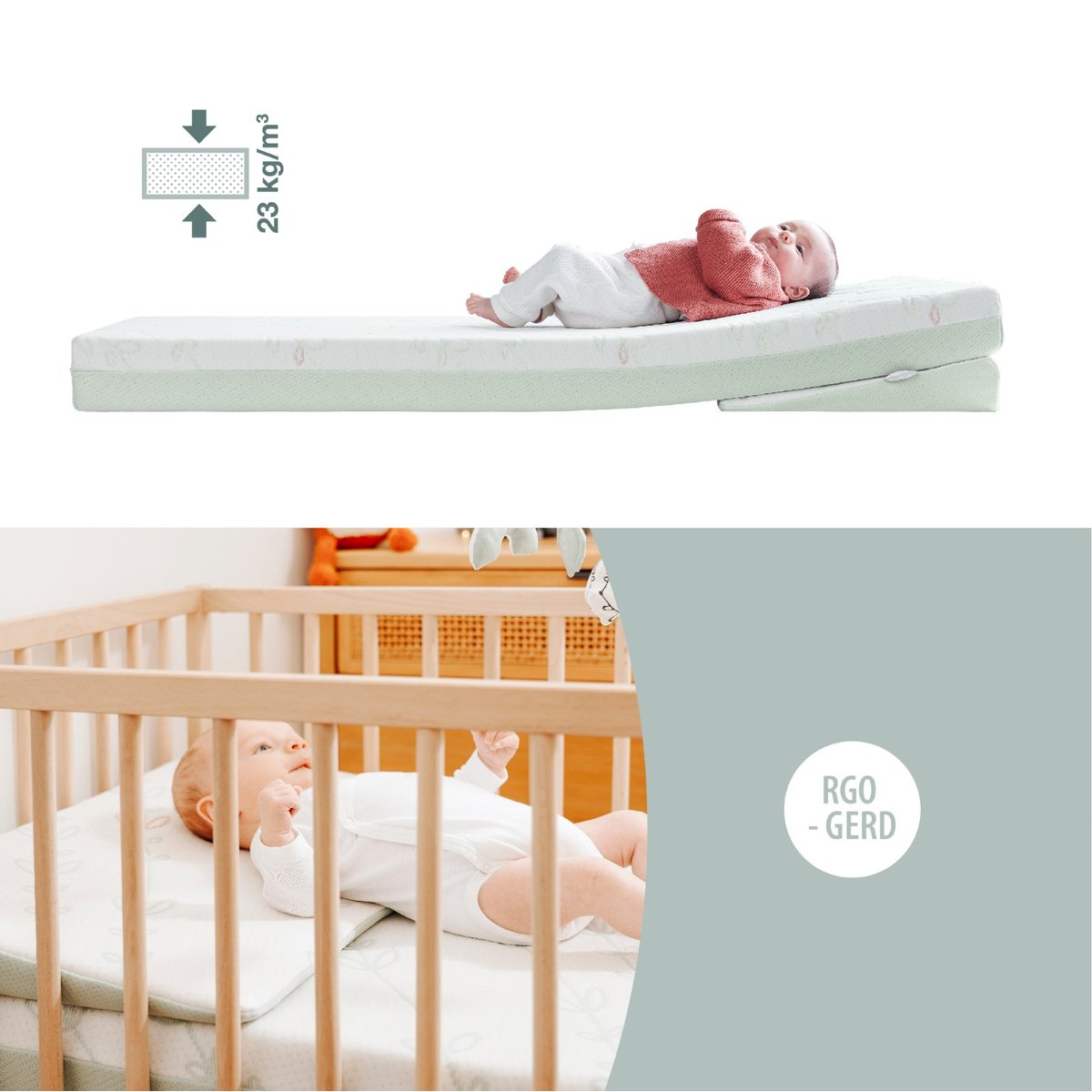 Plan incliné Cosymat Antibactérien blanc, BABYMOOV