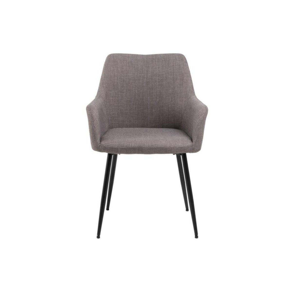 Chaises de salle à manger à accoudoirs en tissu (lot de 2) - YSA gris, HELLIN, DEPUIS 1862