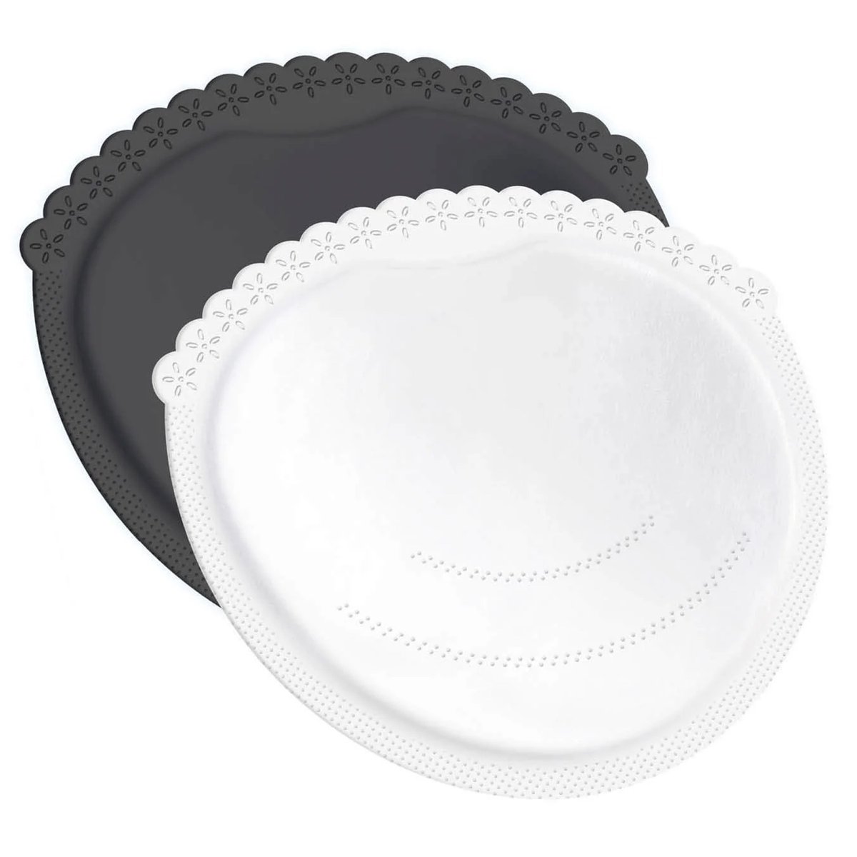 Coussinet d'allaitement 40 pièces blanc & noir blanc / noir, DIFRAX
