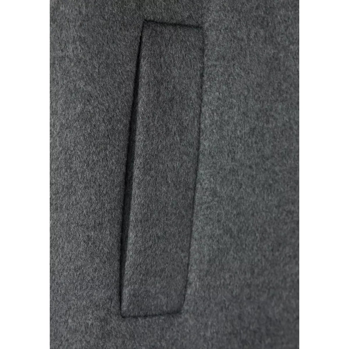 Manteau long en laine gris chiné moyen, MANGO TEEN