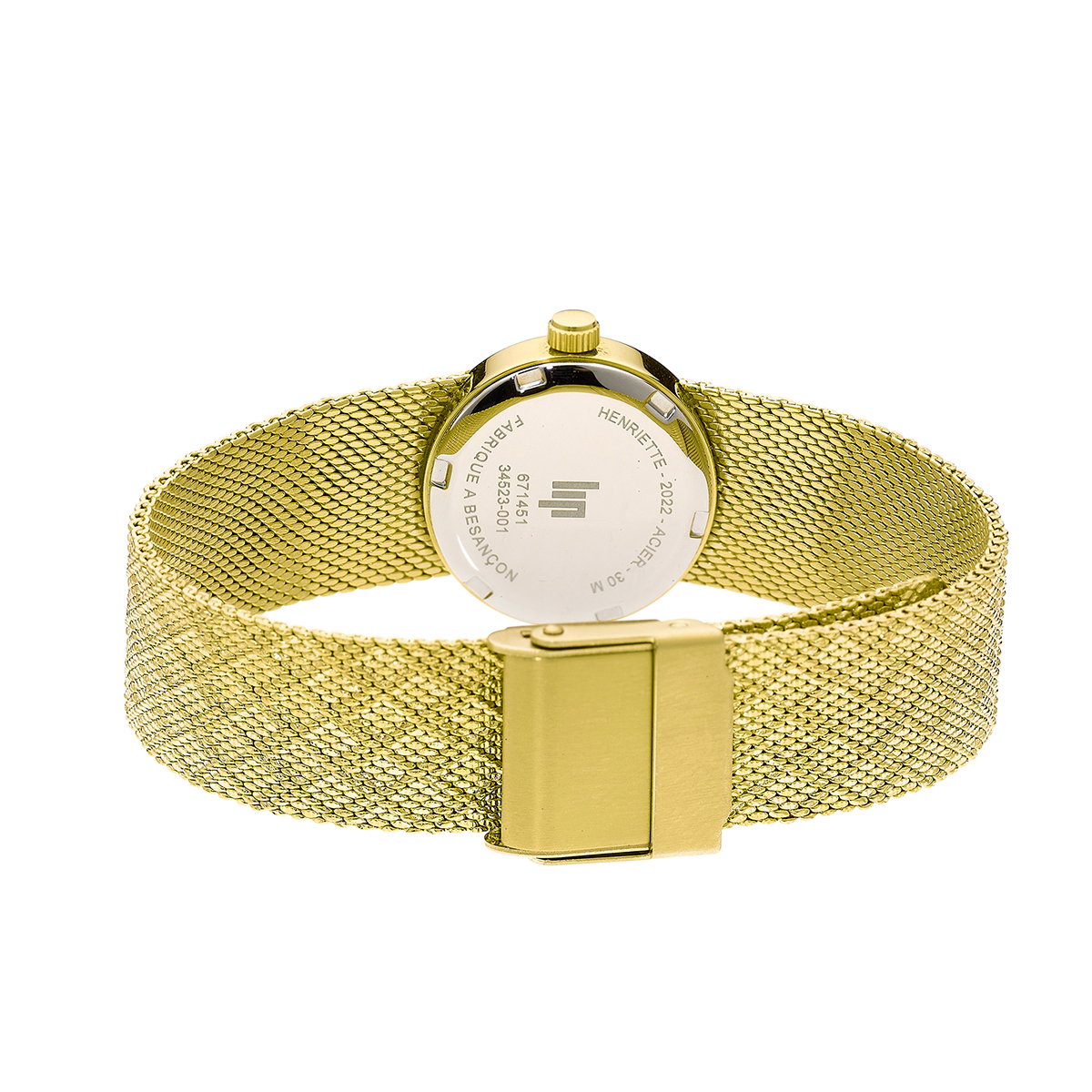 Montre Analogique HENRIETTE doré argenté doré, LIP