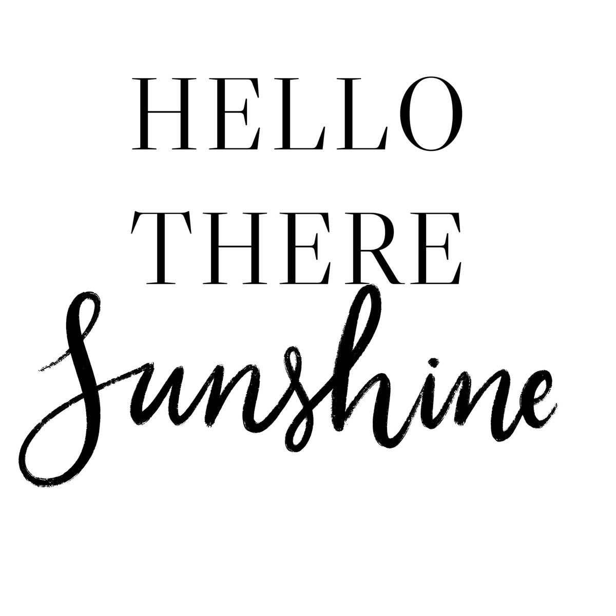Tableau hello there sunshine tableau alu dibond, HEXOA